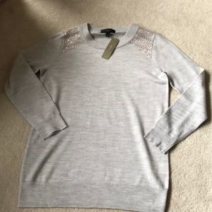 J.Crew embellished sweater!